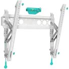 ONKRON Tilting TV Wall Mount for 35 to 65-inch Flat Panel TVs Digital Panels 60 kg TM5 White