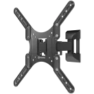 ONKRON Full Motion TV Wall Mount for 26 to 65-inch Flat Panel TVs Digital Panels 35 kg, Black