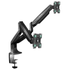 ONKRON Dual Monitor Desk Mount Stand for 13 to 32-Inch LCD LED Monitors up to 9 kg, Black