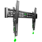 ONKRON Tilting TV Wall Mount for 43 to 85-inch Flat Panel TVs Digital Panels 68,2 kg, Black