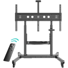 ONKRON Motorized TV Lift w/ Remote Mobile TV Stand for 50-100" TVs
