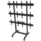 EDBAK Video wall trolley, modular 2x3, for screens 50-57", landscape