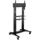 ONKRON Mobile TV Stand for 40” – 80 Inch LCD LED OLED TVs, Black