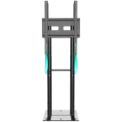ONKRON Stationary Dual TV Stand for 2 Screens Front and Back 40''-70'' , Black