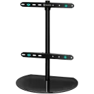 ONKRON Universal Swivel Table Top TV Stand for 32''-65'' TVs up to 35 kg, Black