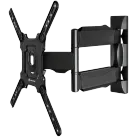 ONKRON TV Wall Mount for 32-65” LED LCD Plasma Flat Screen Curved TVs up to 35 kg, Black