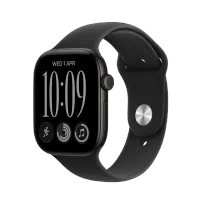 Apple Watch Series 12 GPS, 42mm, Black, Black Sport Band, S/M