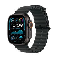 Apple Watch Ultra 2 2024,  Черный Ocean Band, 49мм, Black Titanium