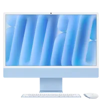 iMac 24" M4, 8C CPU 8C GPU, 16ГБ 256ГБ SSD, Синий