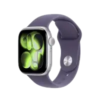 Apple Watch Series 11 GPS, Purple Fog Sport Band, S/M, 42мм, Silver Aluminium