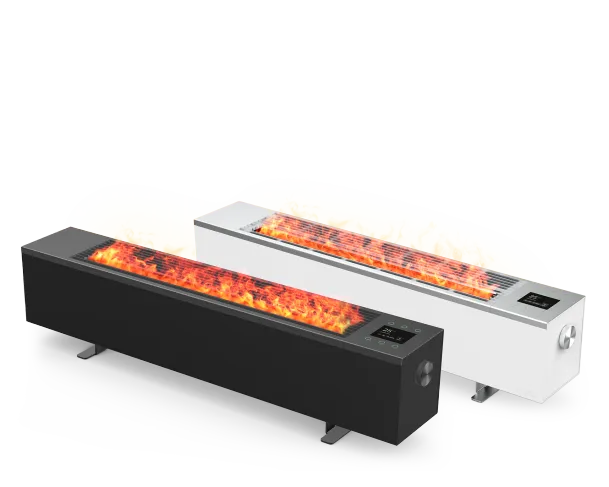 The REAL FIRE effect is created by illuminating water vapor from a built-in humidifier. Absolutely safe to touch