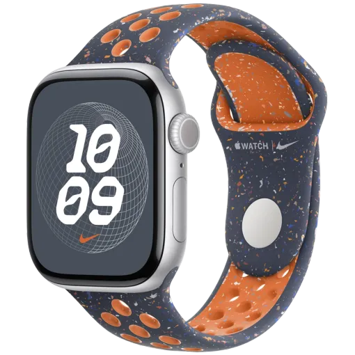 42mm Blue Flame Nike Sport Band - S/M