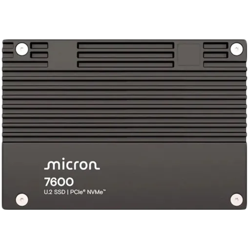 Micron 7600 PRO 15.36TB NVMe U.2 (15mm) Enterprise SSD Tray