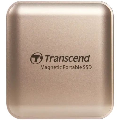 Transcend 1TB, External SSD, ESD420G, USB 20Gbps, Type C, Magsafe, Gold