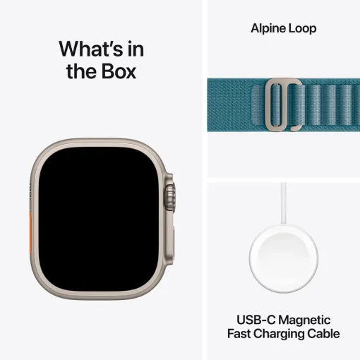 Apple Watch Ultra 3 Light Blue Alpine Loop MEWK4AF/A