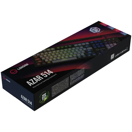 Advanced Azar 514 gaming keyboard black on the official site | LORGAR