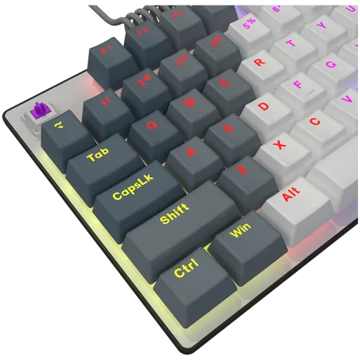 Advanced Azar 514 TKL gaming keyboard white on the official site | LORGAR