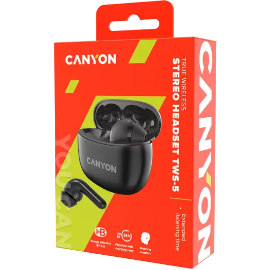 thumbnail image 2 of TWS Bluetooth 5.0 Wireless Earbuds – In-Ear Stereo, Noise Isolation, Charging Case, Universal Fit 2 of 2