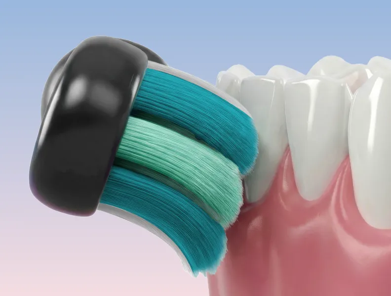 Нежно към венците в сравнение с ръчно миене