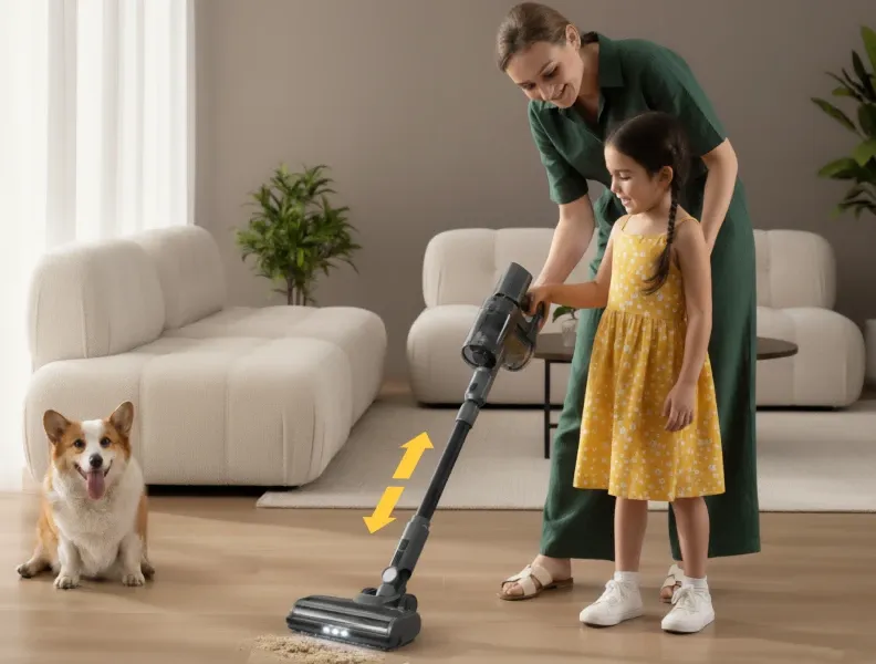 Adjustable telescopic tube