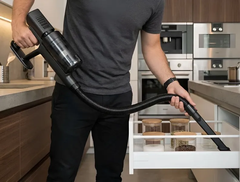 Flexible hose for hard-to-reach areas