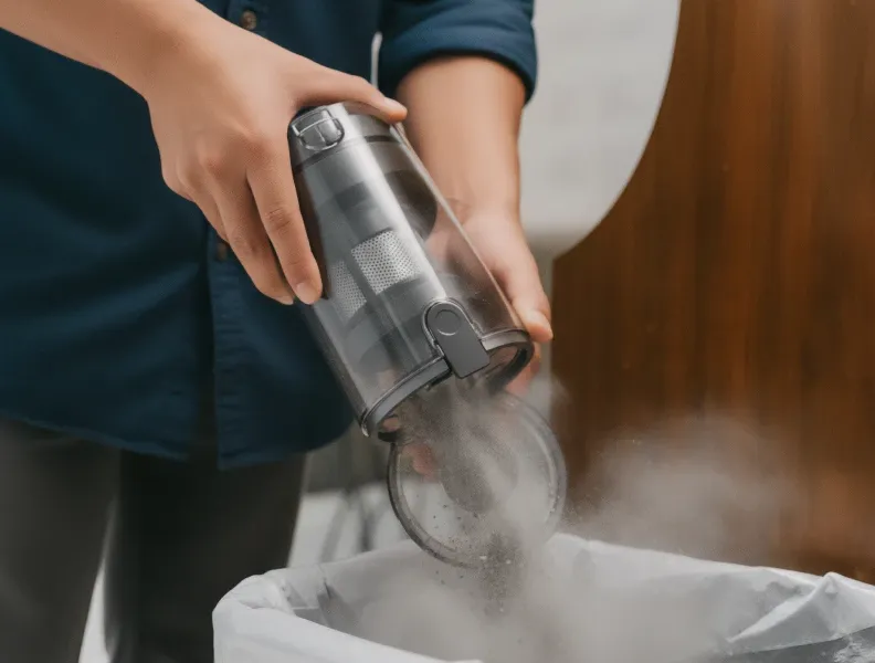 Easy-empty dust tank — 500 ml