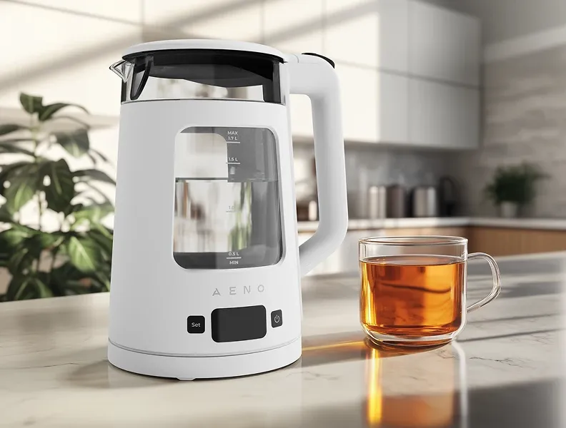 Auto power-off — boil-dry & overheat protection