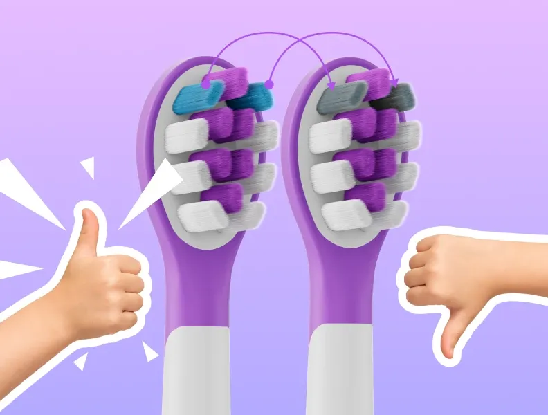 Prevents bacteria buildup