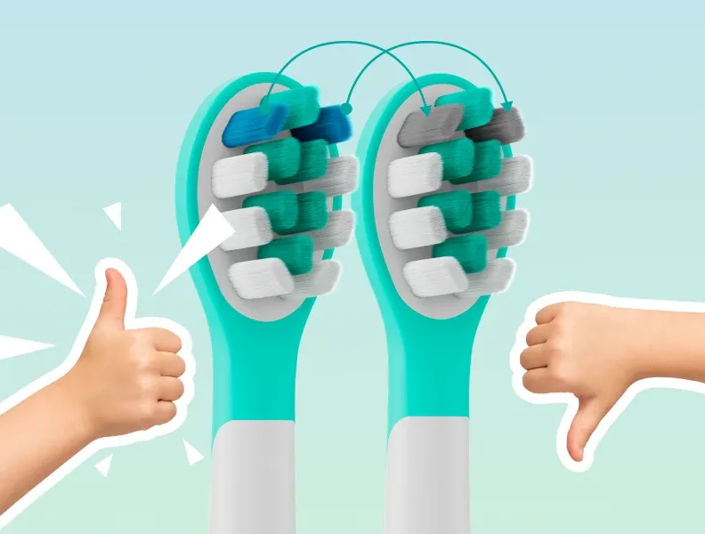 Prevents bacteria buildup