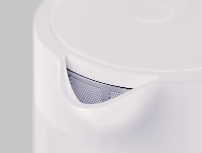 Built-in limescale filter