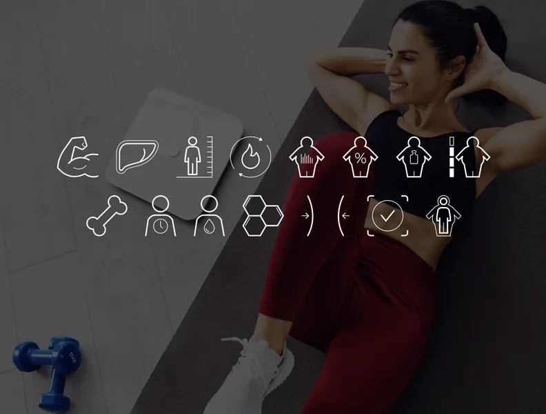 Geavanceerde analyse van lichaamssamenstelling: 15 meetgegevens