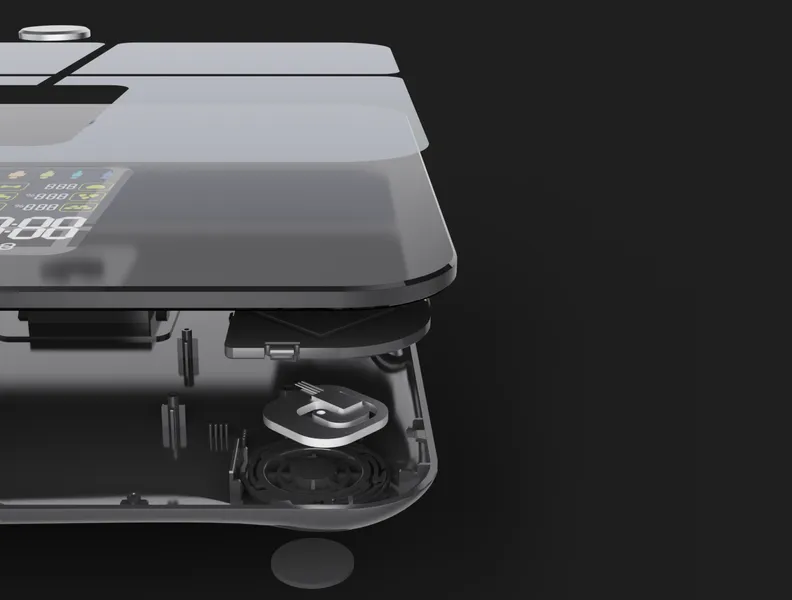 Fácil de limpiar: cristal ITO templado