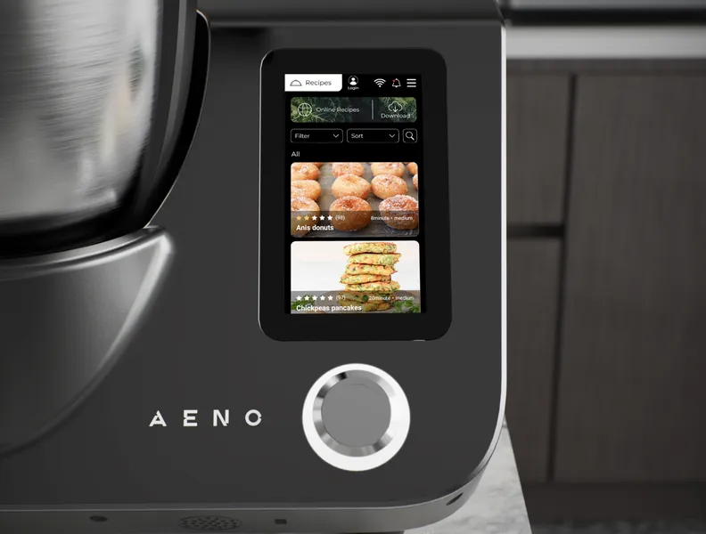 Más de 180 recetas paso a paso - Conexión Wi-Fi