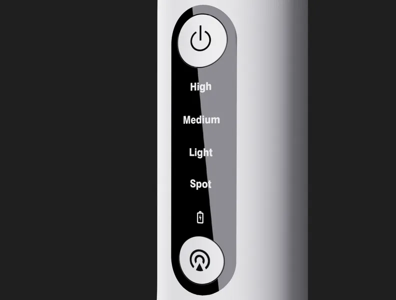 4 режима чистки и 3 уровня интенсивности для каждого режима