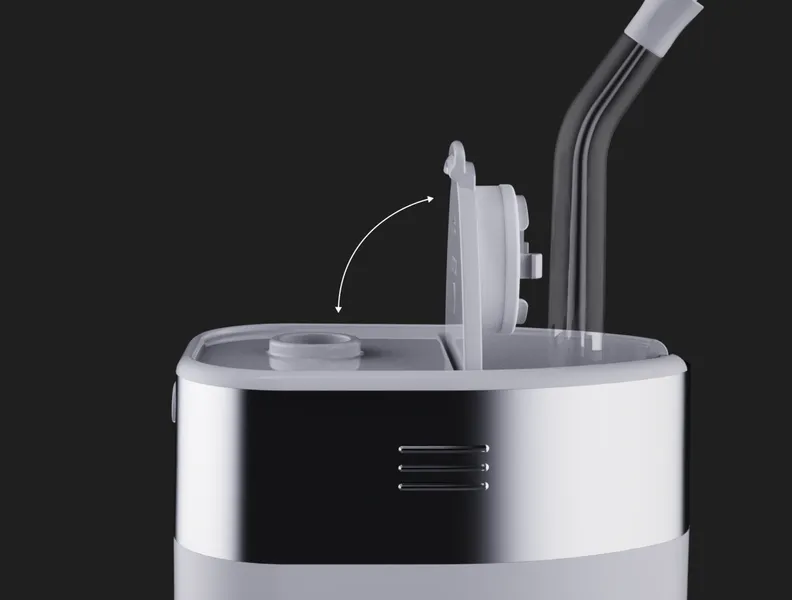 Priehradka na uloženie trysky