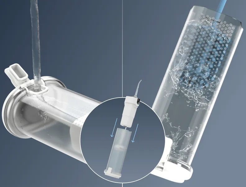 Odnímatelná nádržka na vodu o objemu 240 ml