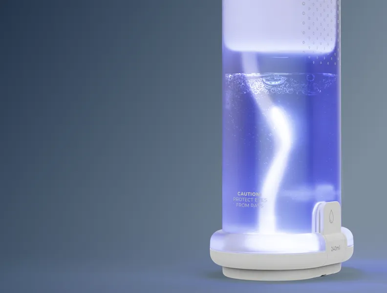 Automatická dezinfekce: vestavěné UV světlo