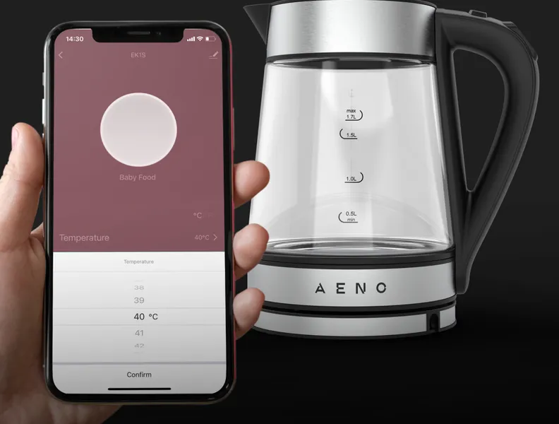 Setare precisă a temperaturii 25–100 °C