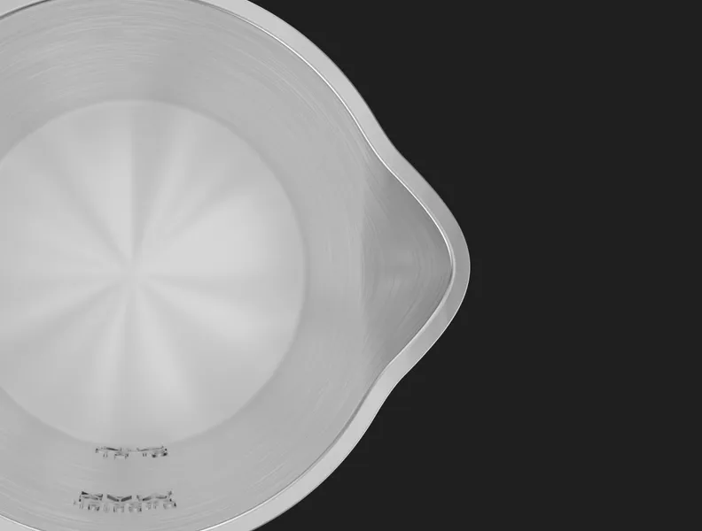 No plastic contact with water