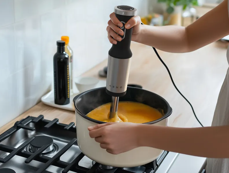 Geen plastic contact met voedsel