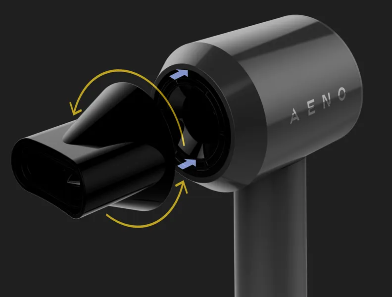 Schnell austauschbare magnetische 360°-Düsen