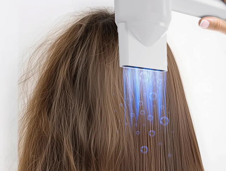 Μειώνει το φριζάρισμα & ενισχύει τη λάμψη: ιονική τεχνολογία
