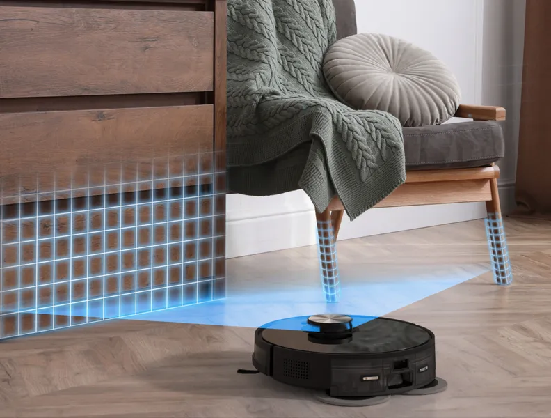 Dokładne skanowanie otoczenia dzięki 20 czujnikom i technologii LiDAR