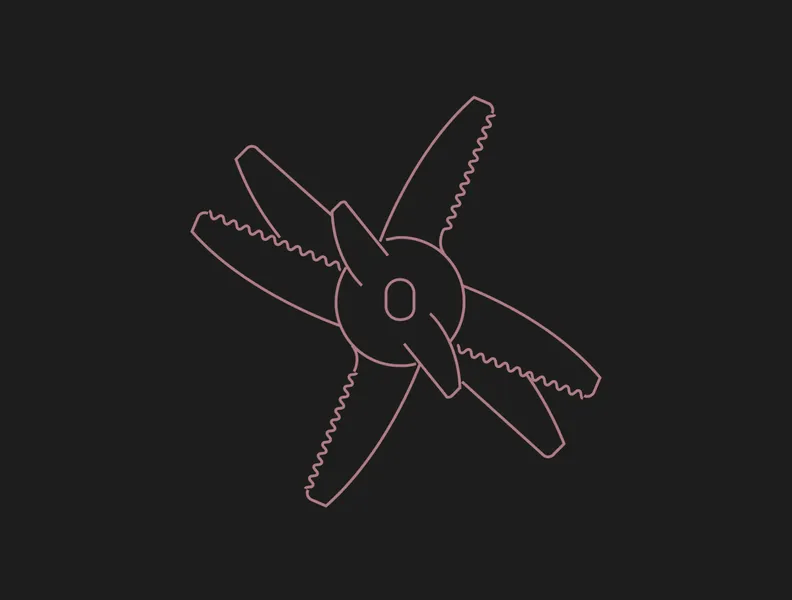 8 rozsdamentes acél kés