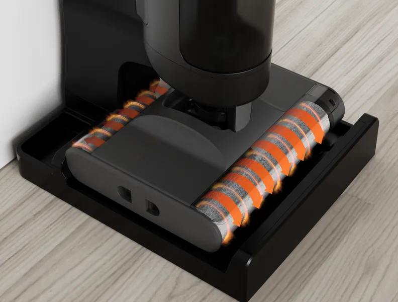 Autosecado de los rodillos