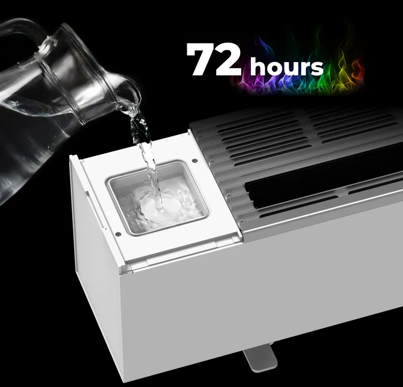 Enjoy a long cozy time by the fire