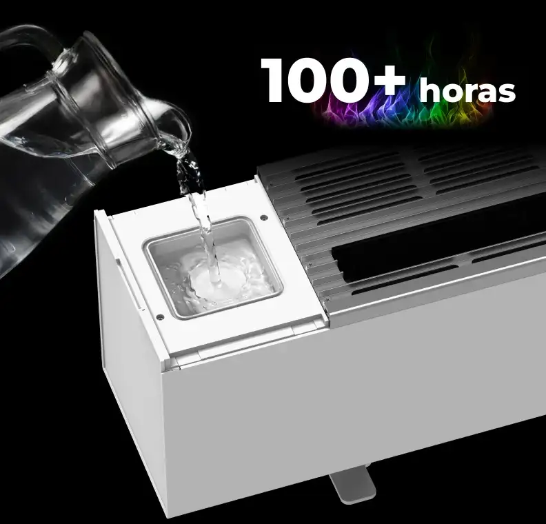 Desfrute de longos momentos acolhedores junto ao fogo