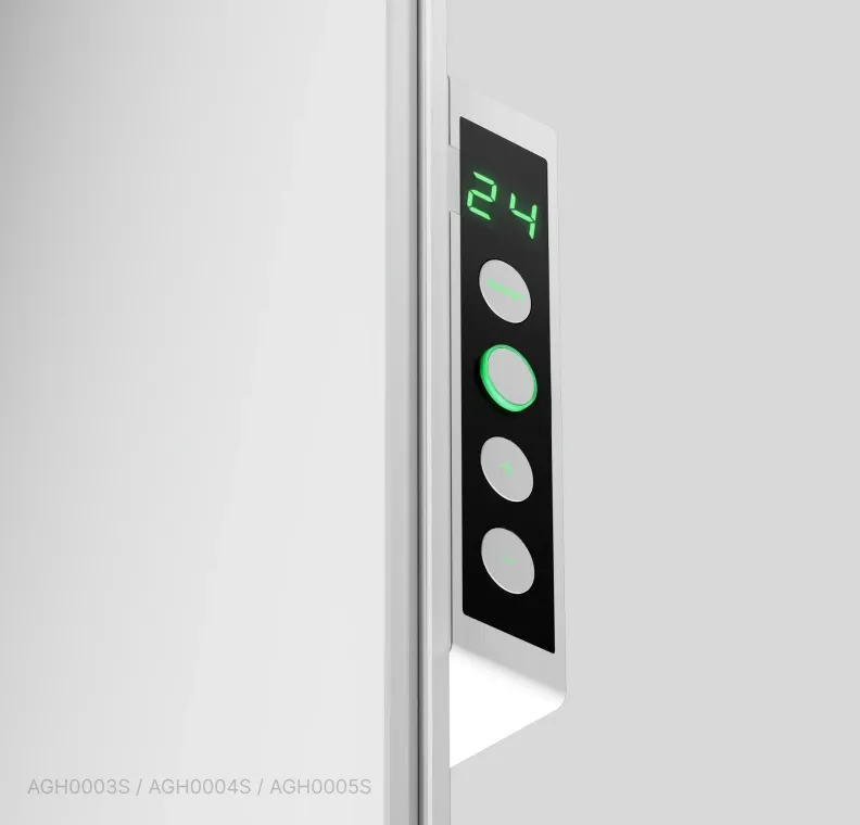 Quickly change the temperature on the AENO Premium LED Smart Heater