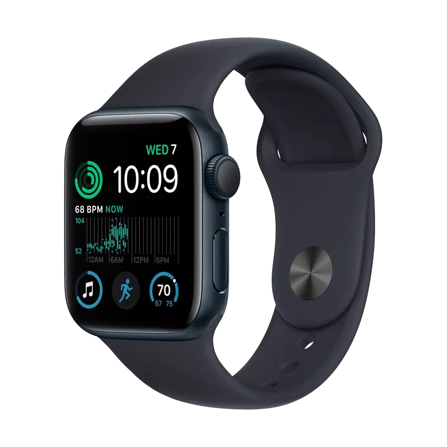 Apple Watch SE GPS Gen.2, Midnight Sport Band, 40mm, Midnight – photo 1
