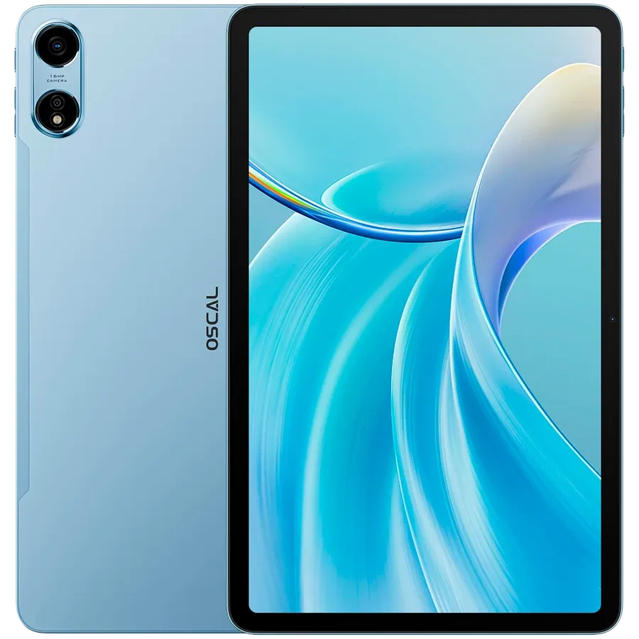 OSCAL Pad 100 LTE tablet in Sky Blue
